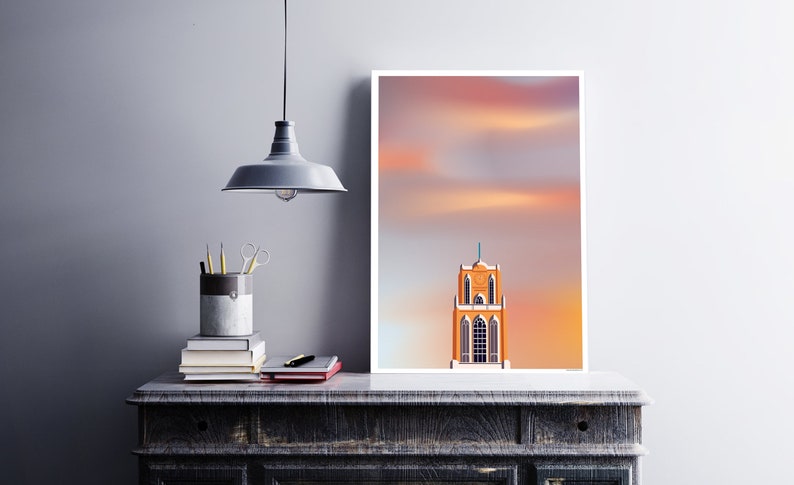 Artprint 'Indie Skies Laurenskerk' image 5