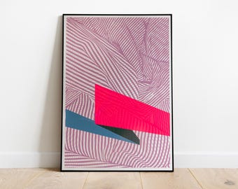 Silkscreen Glaces #2 | 50x70 cm