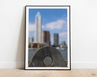 Artprint 'Rotterdam Out of Focus | Zalmhaventoren''