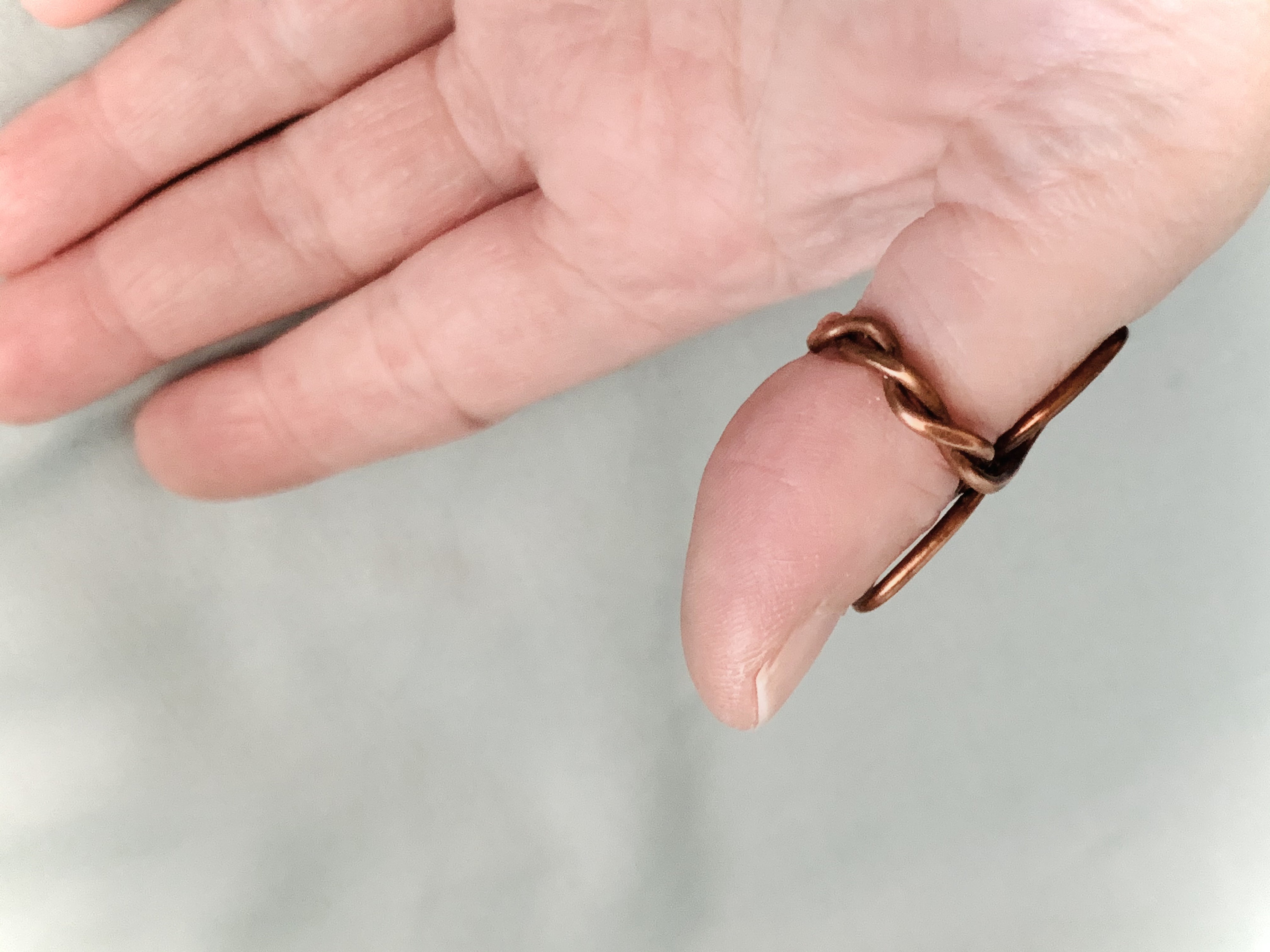 Finger cuff ring copper cuff ring arthritis ring copper Etsy