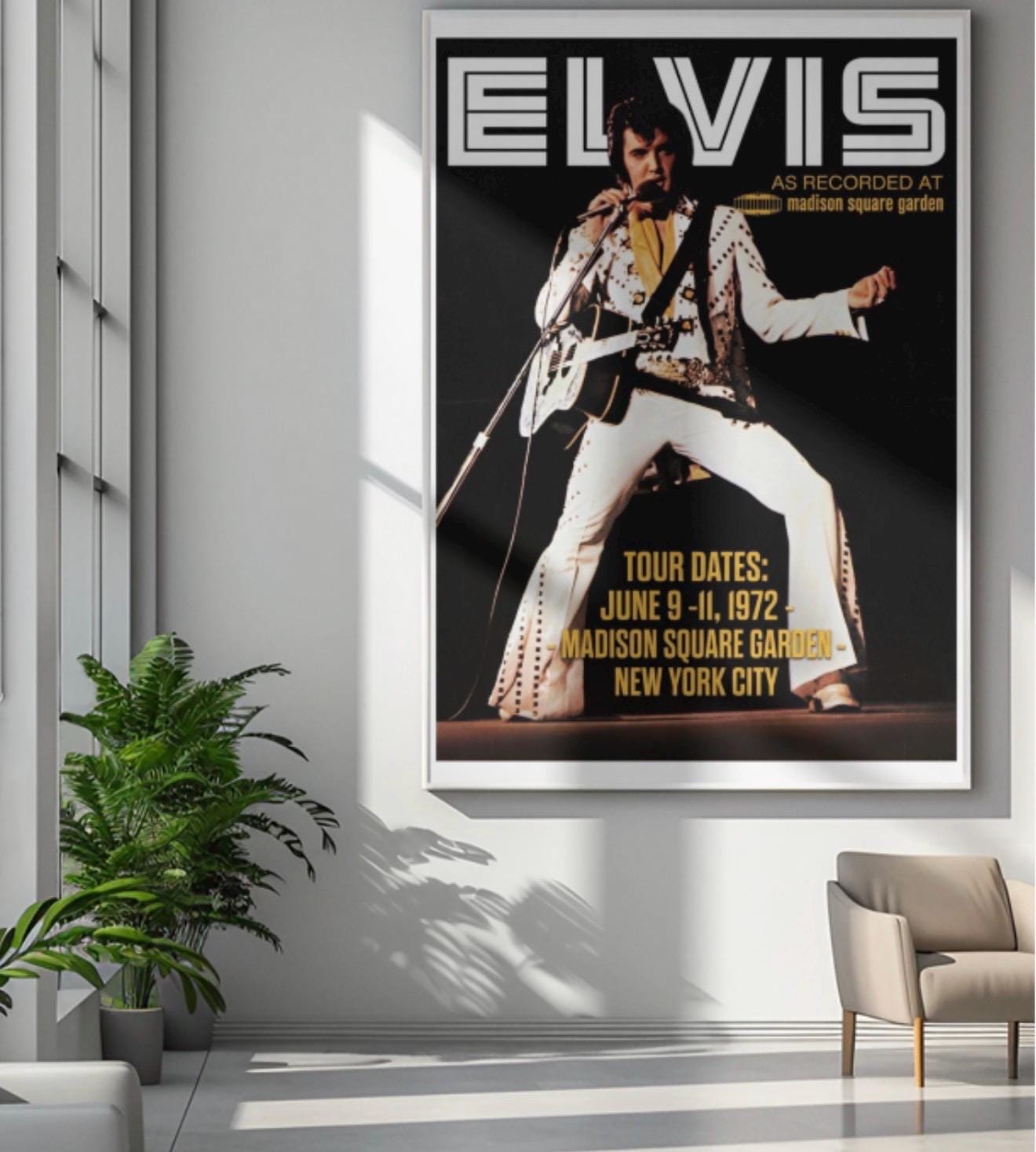 Discover Elvis Presley Classic Tour Poster