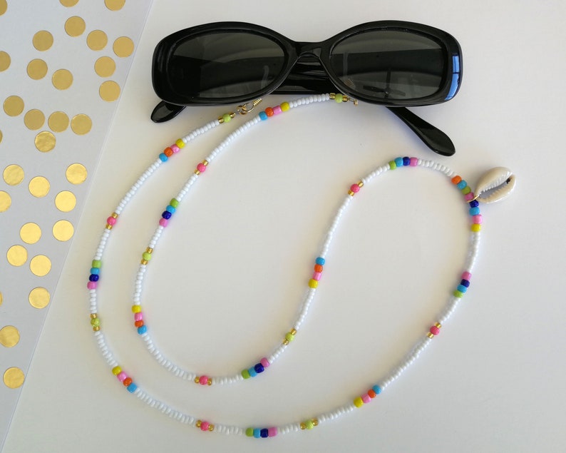 Beaded Sunglass Chains Beaded Glasses Chain Beaded Etsy