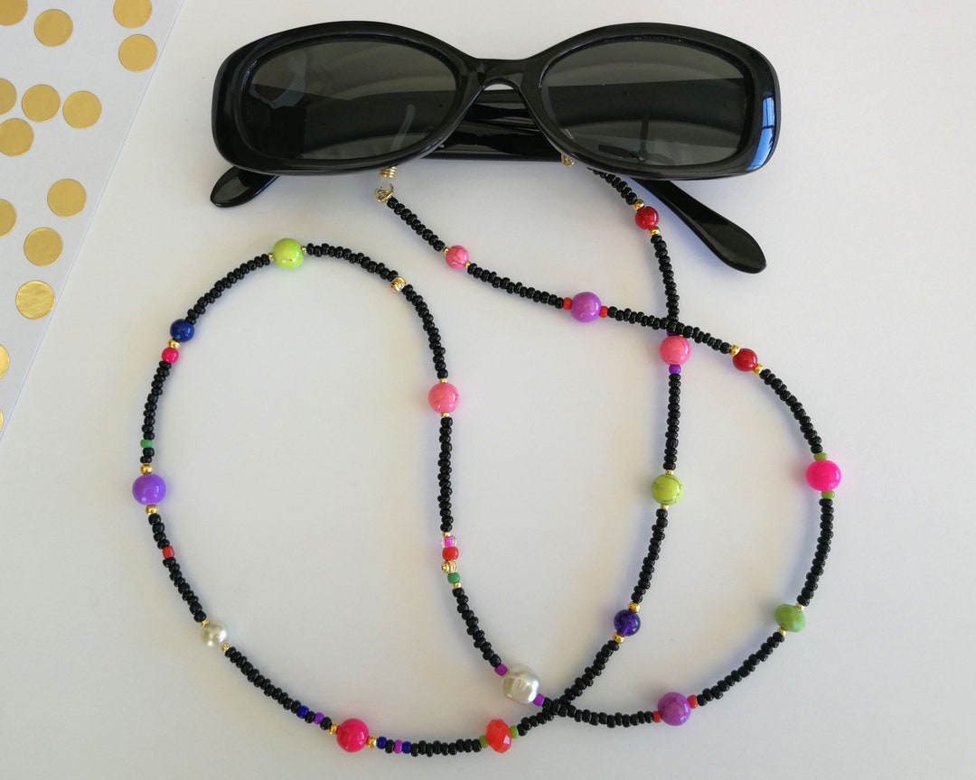 Bead Eyeglass Holder Beaded Sunglasses Chain Beaded Glasses Chain