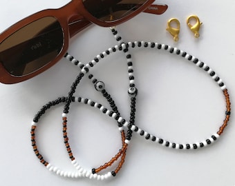 Bead Eyeglass Holders Beaded Glasses Chain Beaded Eyeglass Holder Chain  Sunglasses Necklace Sunglass Holders Beaded Lanyard Gift 