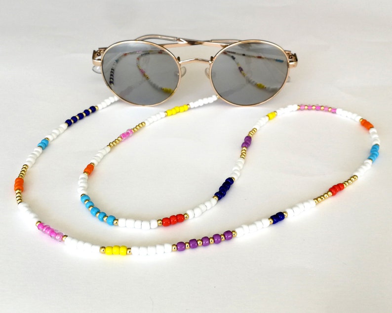 Bead Eyeglass Holders Beaded Glasses Chain Beaded Eyeglass Holder Chain
