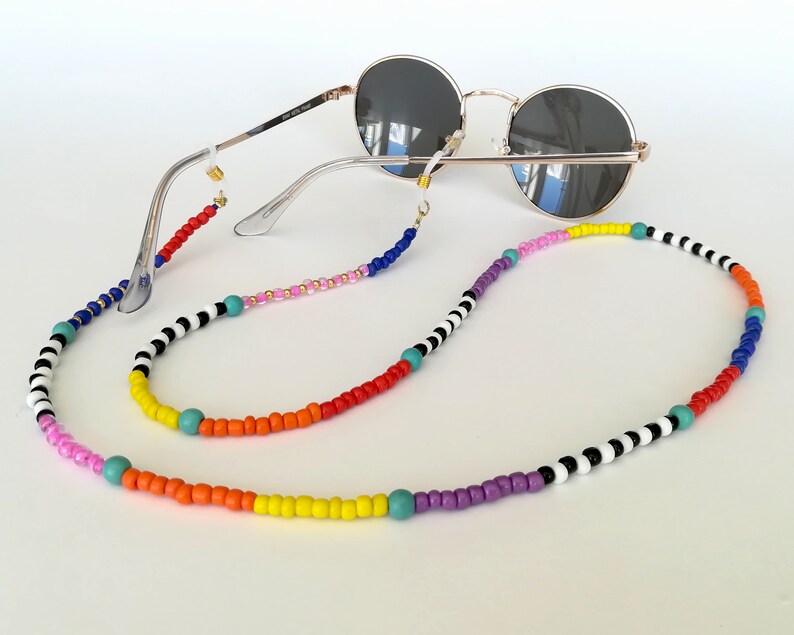 Bead Eyeglass Holders Beaded Glasses Chain Beaded Eyeglass Holder Chain