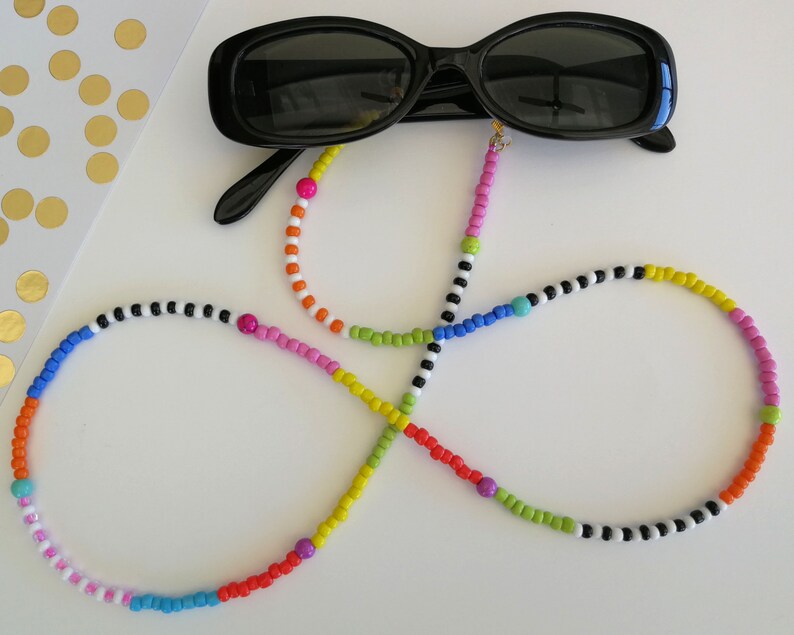 Beaded Sunglass Chain Bead Eyeglass Holders Beaded Glasses Chain Beaded