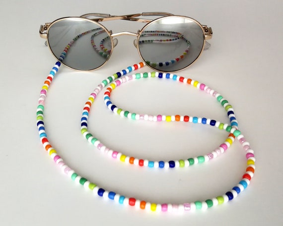 Bead Eyeglass Holders Beaded Glasses Chain Beaded Eyeglass Holder Chain  Sunglasses Necklace Sunglass Accessories Eyeglass Lanyard 