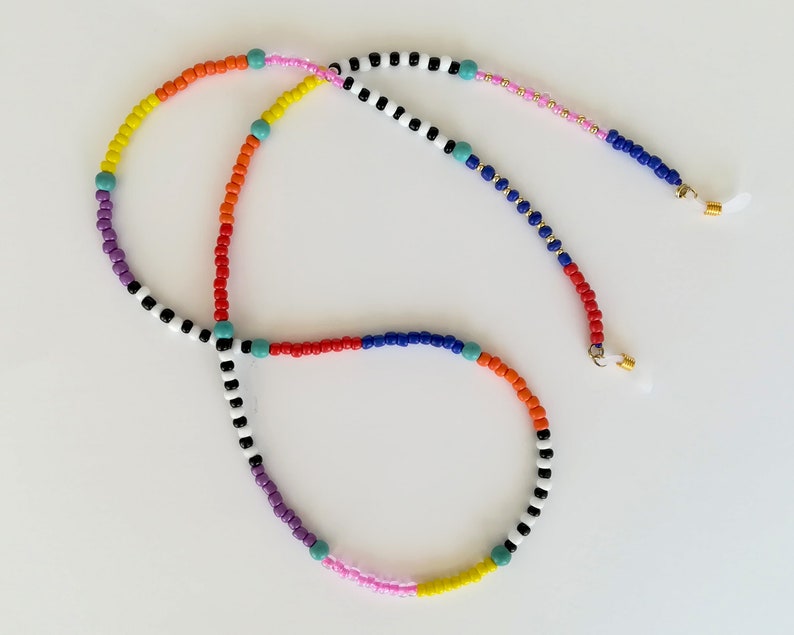 Bead Eyeglass Holders Beaded Glasses Chain Beaded Eyeglass Holder Chain