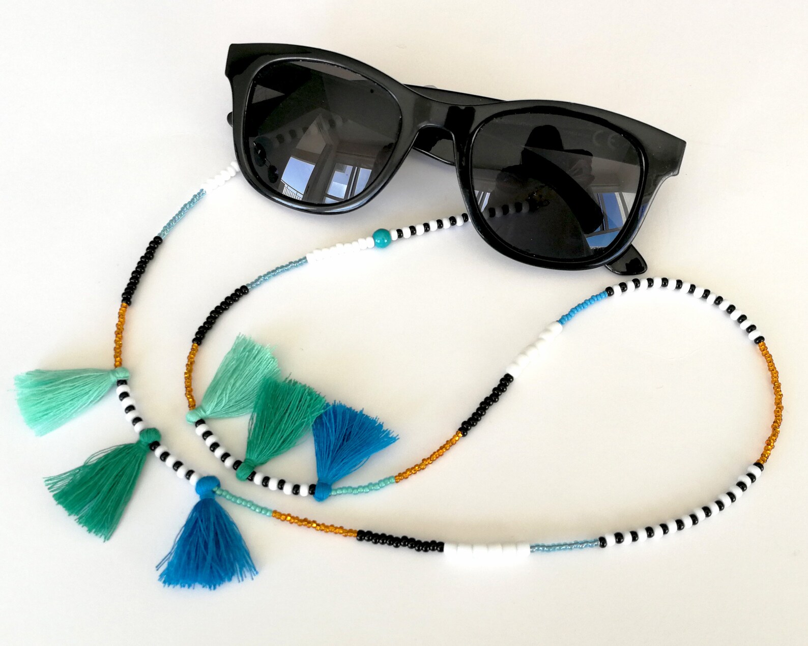 Boho Sunglass Chains Bead Glasses Chain Bead Eyeglass Holders Beaded