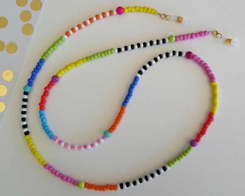 Beaded Sunglass Chain Bead Eyeglass Holders Beaded Glasses Chain Beaded