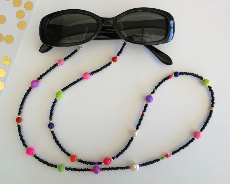 Bead Eyeglass Holder Beaded Sunglasses Chain Beaded Glasses Chain