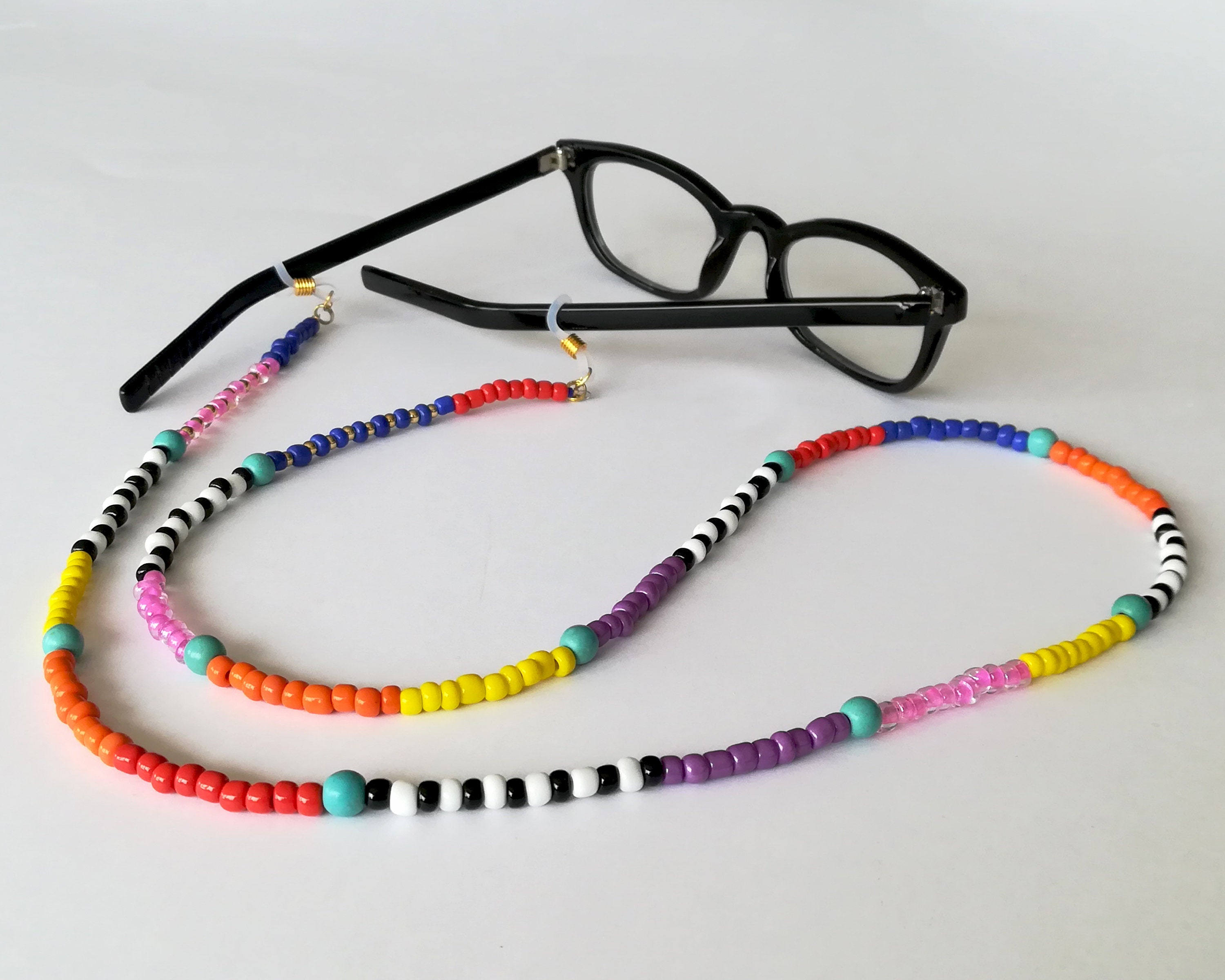 Bead Eyeglass Holders Beaded Glasses Chain Beaded Eyeglass Holder Chain