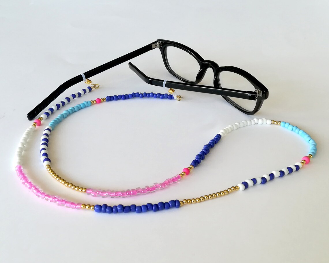 Bead Eyeglass Holders Beaded Glasses Chain Beaded Eyeglass Holder Chain