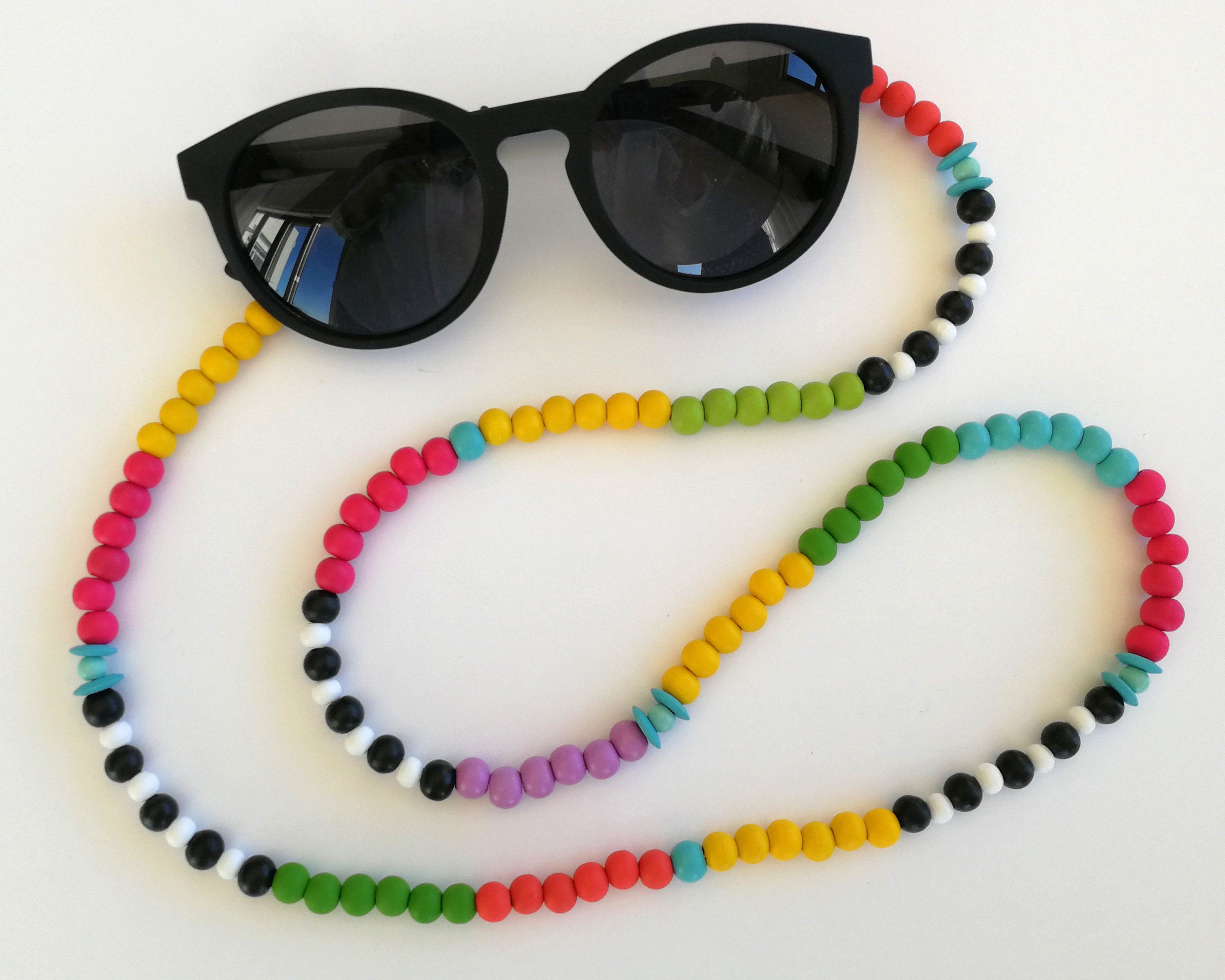 Boho Beaded Sunglass Chains Boho Glasses Chains Bead Eyeglass Holders