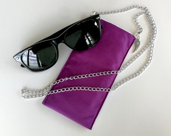 Eyewear Pouch - Sunglasses Case - Fabric Glasses Case - Fabric Eyeglass Pouch - Sunglasses Pouch - Eyeglasses Case - Sunglass Pouch Bag