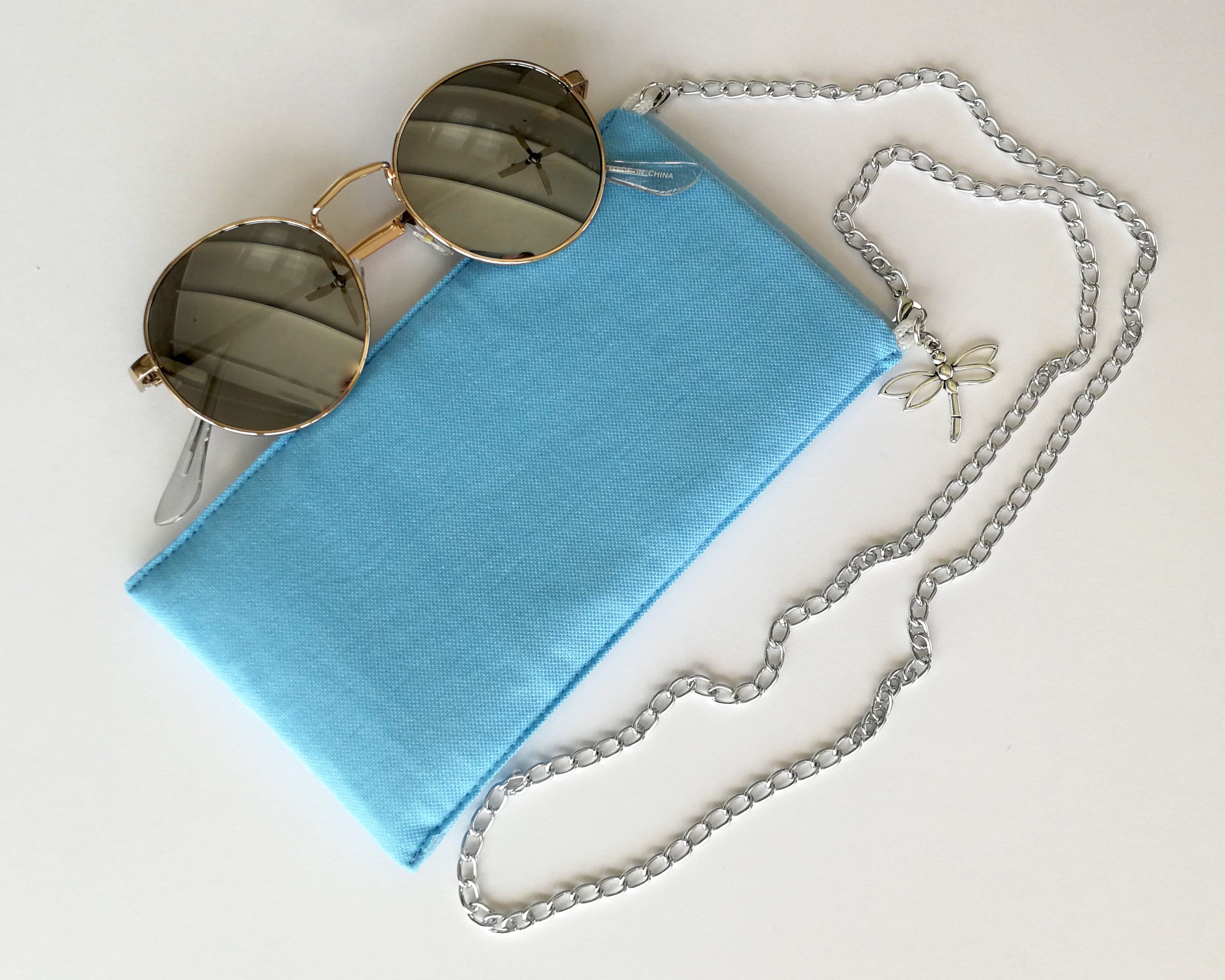 Sunglass Pouch Sunglass Case Eyeglass Pouch Case Fabric Etsy