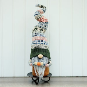Cozy Fall Gnome, Winter Gnome, Christmas Gift, Winter Gnome Decor, Pumpkin Gnome