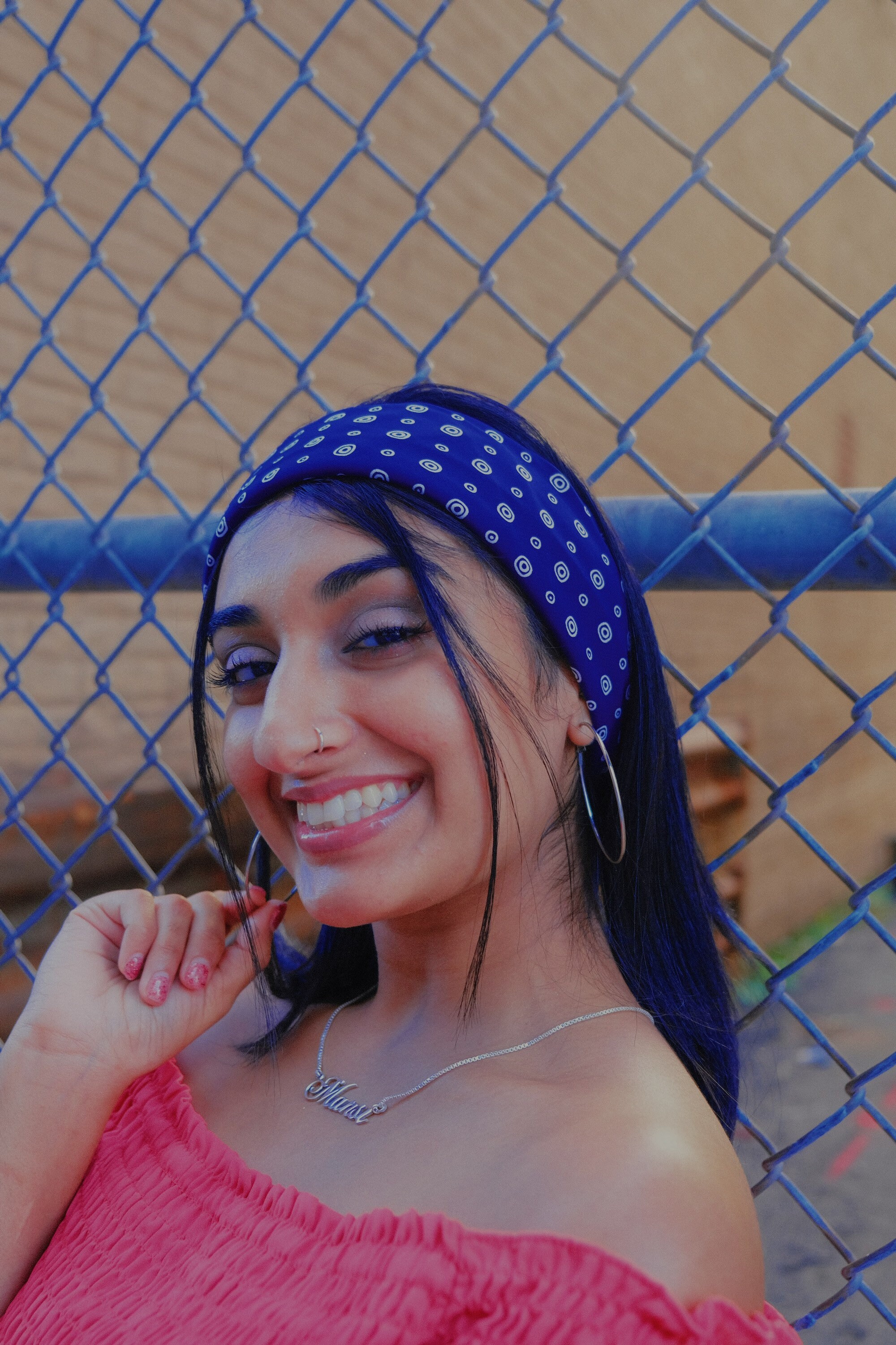 Evil Eye Nazar Scarf: Sheer Square Bandanna, Bag Scarf - Etsy