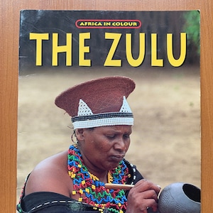 Zulu South Africa Photo Art Book Retro Edition Tourist Information 1998