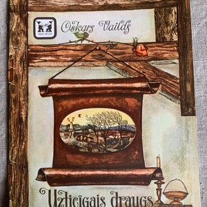 Oscar Wilde The Devoted Friend translated into Latvian Novels and Stories Vintage Book Latvia Rīga 1980 Uzticamais Draugs