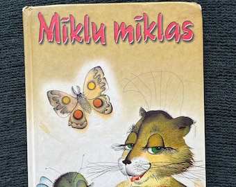 2001 Latvian Folklore Children Book Vintage Latvia Riga Mīklu mīkla