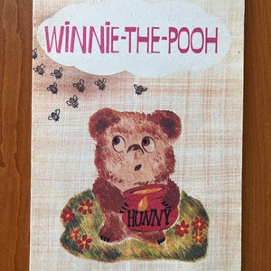Winnie-the-Pooh by Alan Milne Stories USSR Russia Children Illustrated book, classic English literature USSR Retro 1988 книги ссср