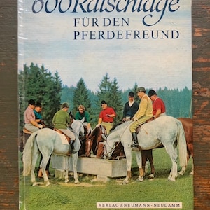 1976 Libro ecuestre alemán 600 Ratschlage fur den Pferdenfreund Caballos y equitación DDR