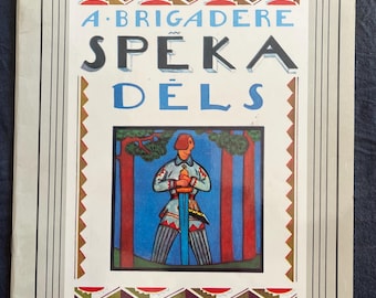 Vintage Latvian Fairy Tale Book, "Spēka dēls", Anna Brigadere, 1991