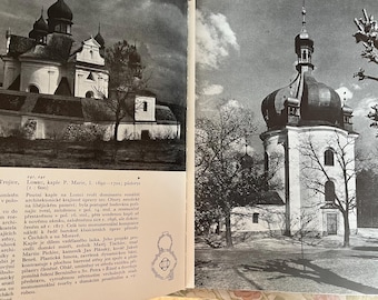 1962 Československa Architektura Vintage Book in Czech History European Heritage Historical Sites Civil Engineering Buildings Structures