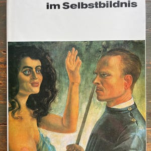 1981 OTTO DIX im Selbstbildnis German Art Book East Germany Berlin European Modernist Graphics Paintings