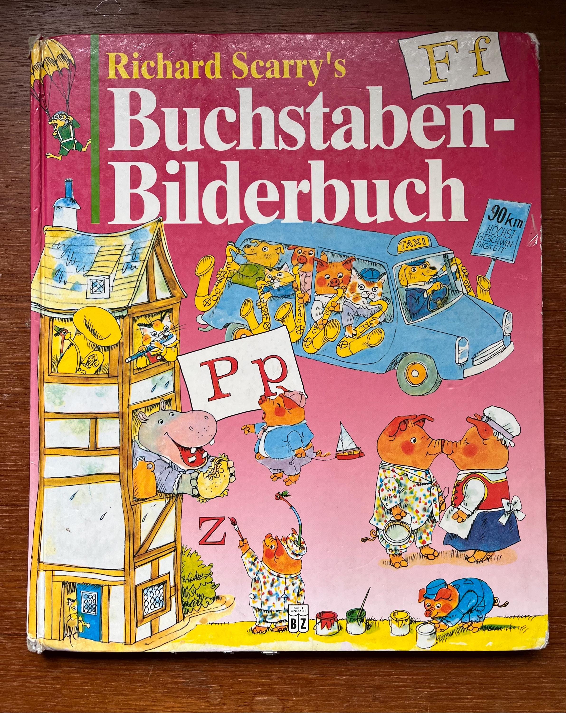 ヴィンテージ　ドイツ語絵本 1992 ヴィンテージ ドイツ語入門書 ABC ブック 子供向け教育詩集