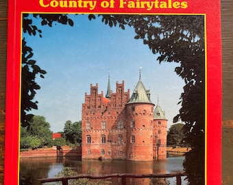 1993 Denmark Country of Fairytales Travel Book Danish Tourist Souvenir Vintage English Guide
