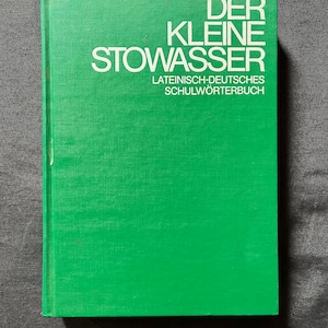1980 Der Kleine Stowasser Lateinisch- Deutsch Schulworterbuch/ Latín - Diccionario Alemán Alemania Literatura académica