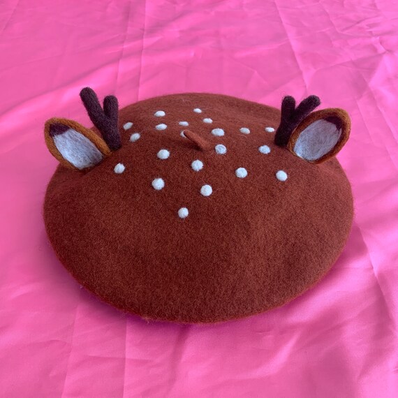 Deer Beret Kawaii Animal Ear Beret Cute 