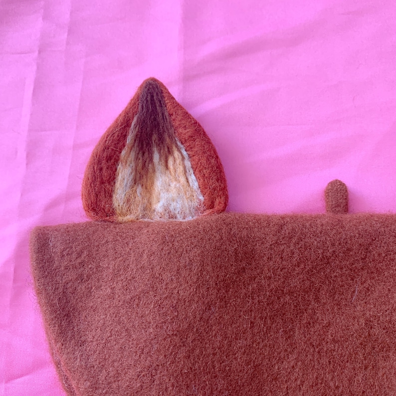 Girl birthday gift Woman Girl/'s Gift Handmade Animal Ears Beret Needle Wool Hat Fox Beret Cute Kawaii Animal Beret