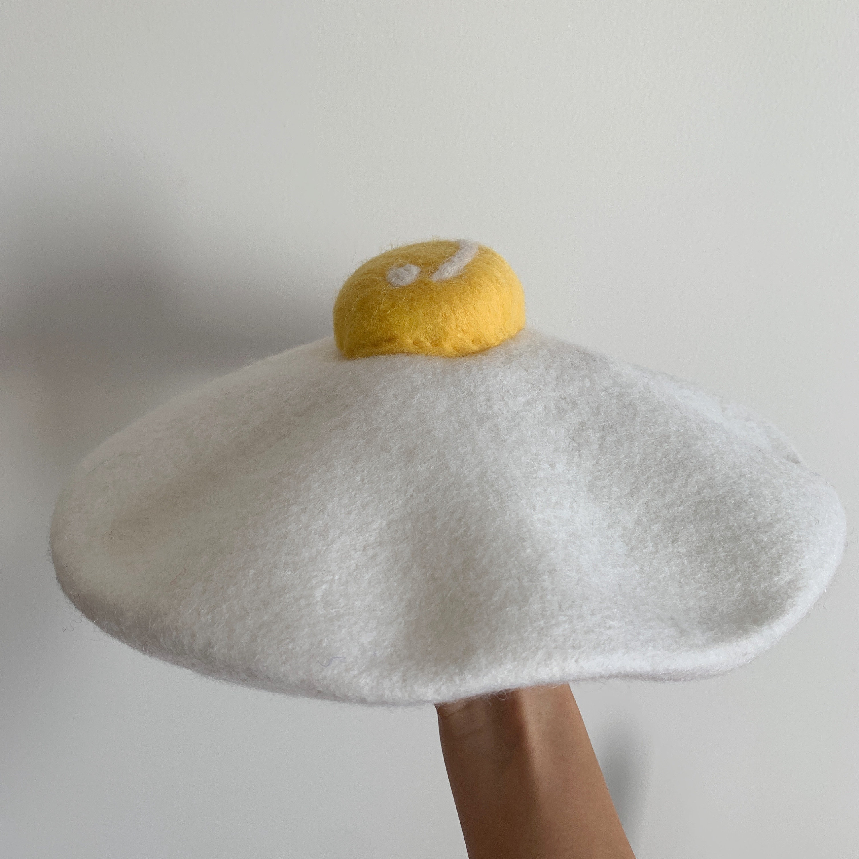 Fried Egg Beret Egg Yolk Beret Kawaii Lolita Beret Cute Etsy Australia