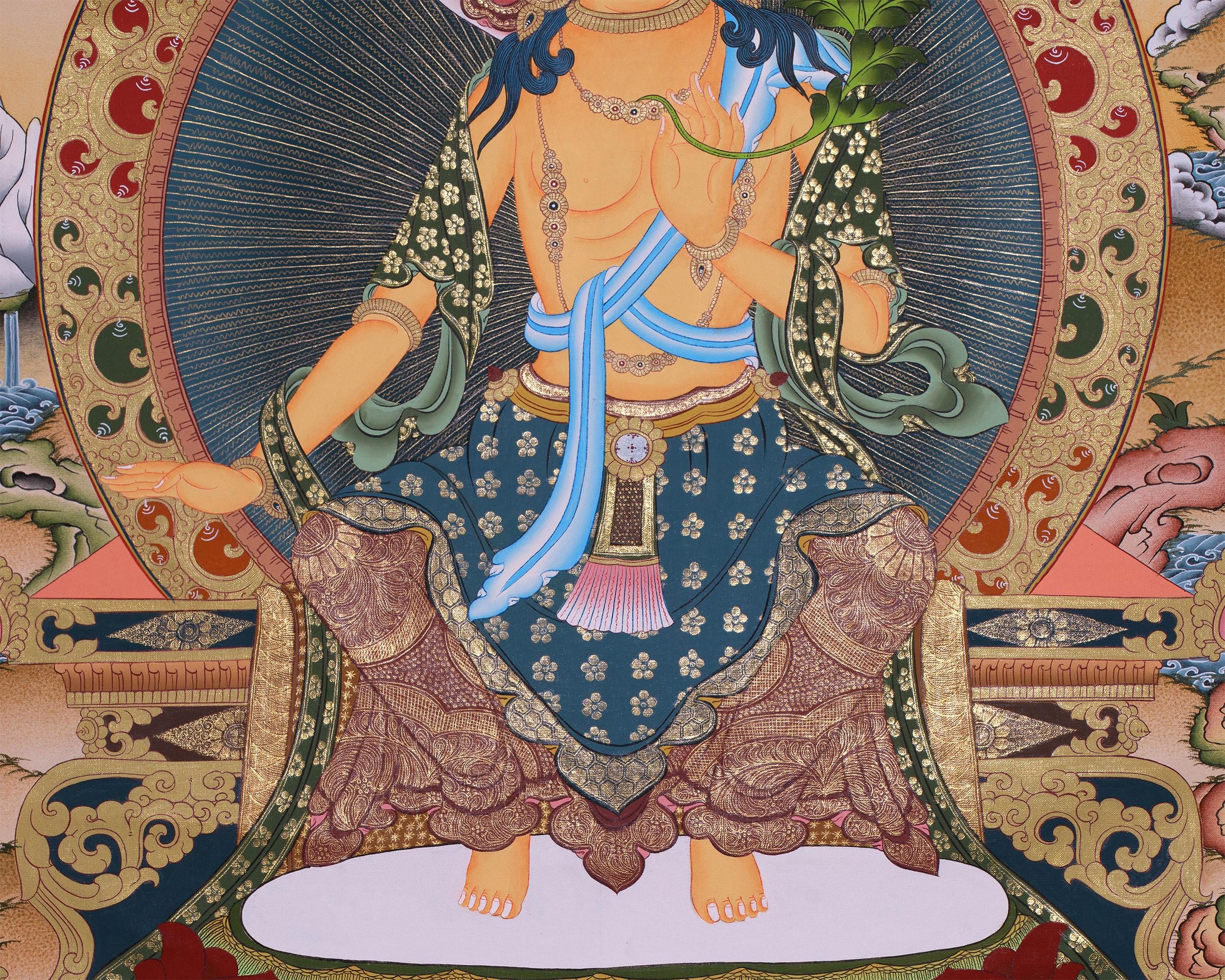 Original Hand-painted Maitreya Buddha | Future Buddha | Prophecy