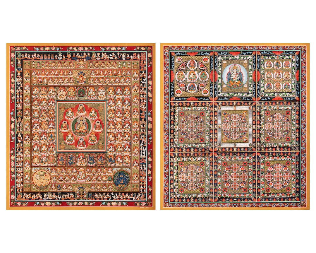 Giclee Print of Masterpiece Ryoukai Set Mandala | Art Print