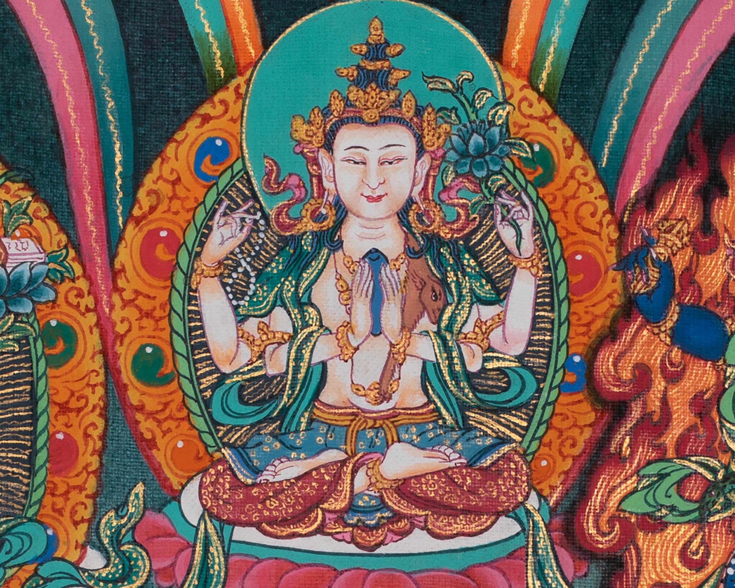 チベットガウ1 山サンゴ チベタン お守り 護符 ビンテージ