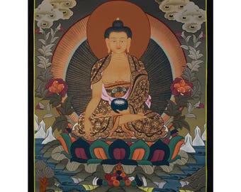 カーラチャクラ曼荼羅タンカ｜時の輪 チベット美術作品｜平和、瞑想