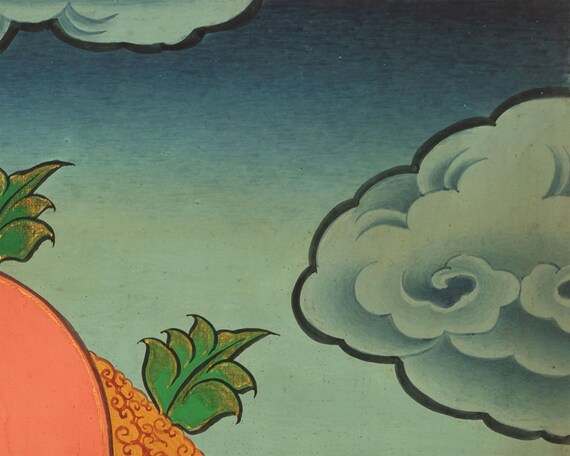 Samantabhadra Yab Yum Buddha Thangka | Handmade Primordial Buddha