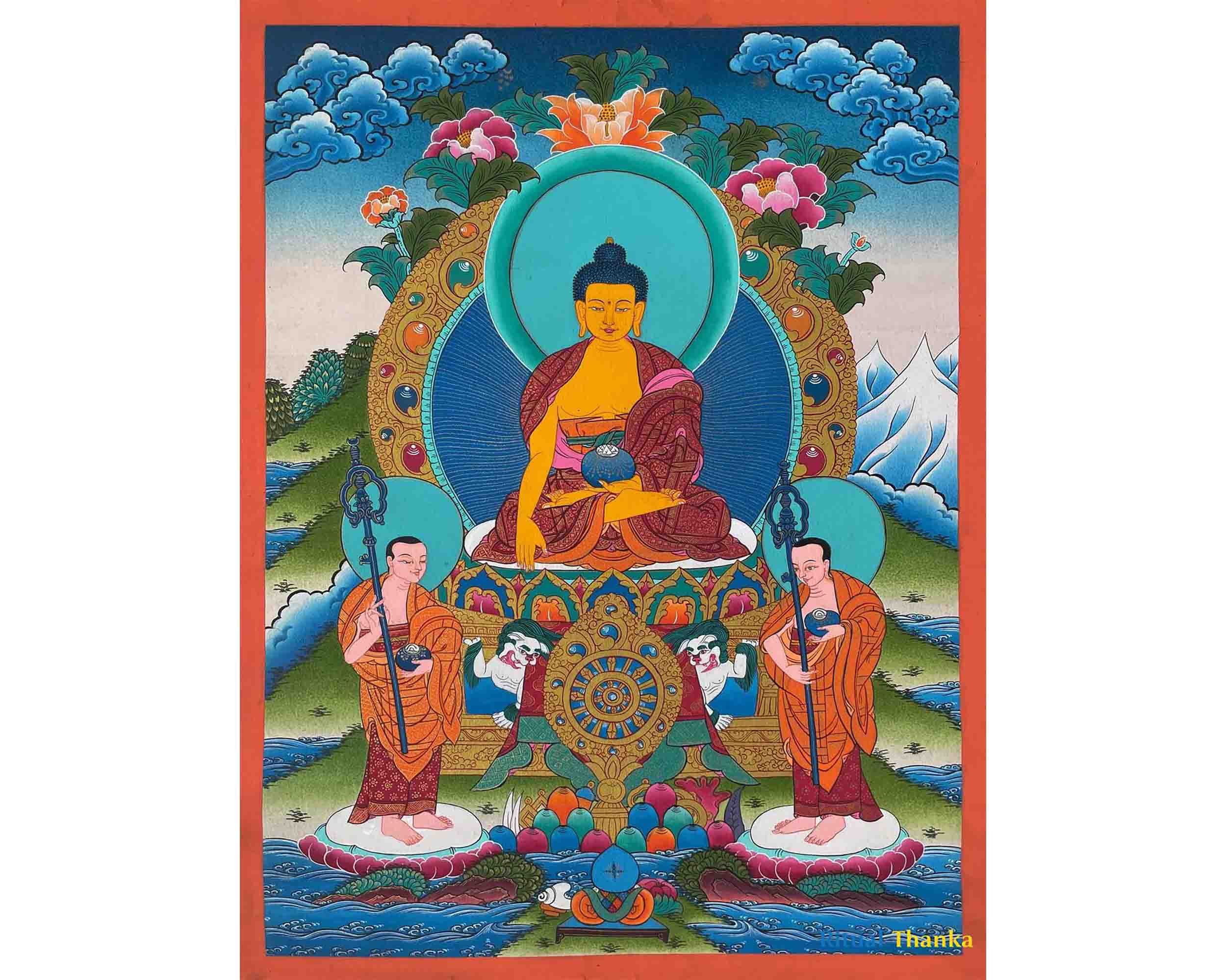 仏陀　タンカペイント 楽天市場】【送料無料】 〔一点物〕装丁付肉筆仏画（タンカ） 宝蔵神