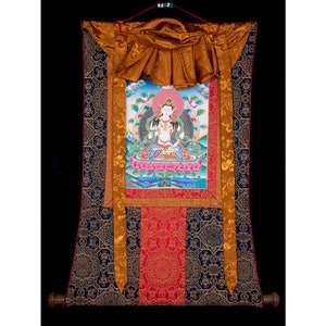 Exquisite Vajrasattva Thangka | Buddhist Art | Thangka Hand Painted | Vajrayana Buddhism | Compassion and Wisdom | Christmas Gifts