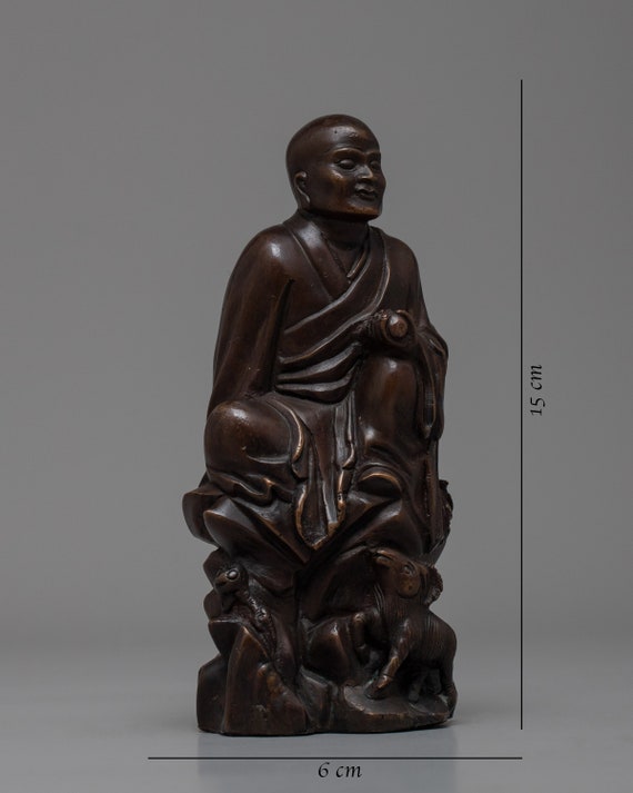僧侶像 | 仏教の手彫りアート | 手作りの屋外像 | 仏教の禅空間装飾