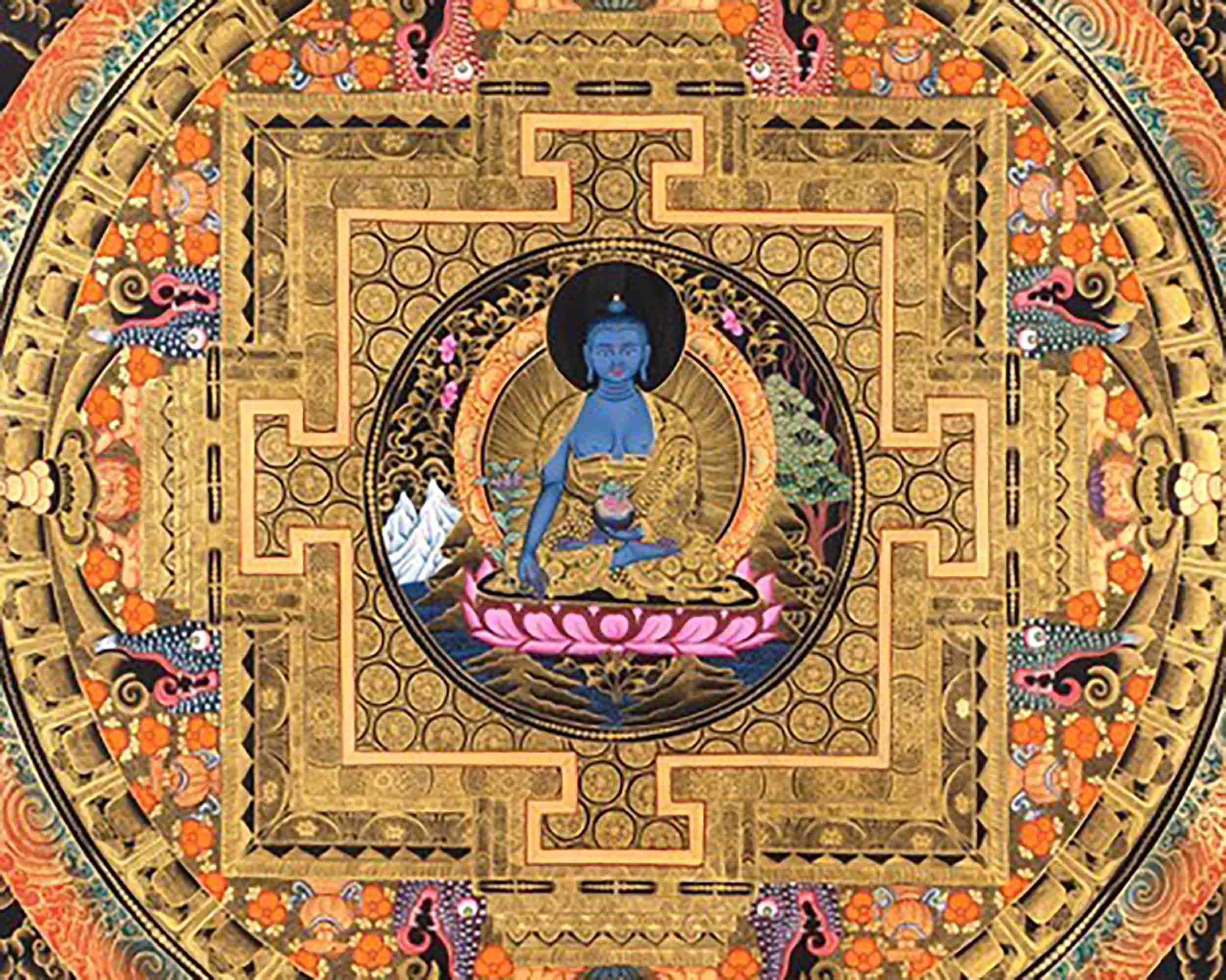 Healing Medicine Buddha Mandala – Himalayan Art Museum