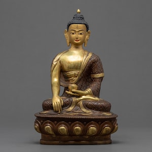 Mini Buddha Statue | Buddha Figuren | Wohnkultur | Meditationsraum Dekor | Vintage Handmade Kunstsammlung | Nepal Antiquitäten | Zen-Buddhismus