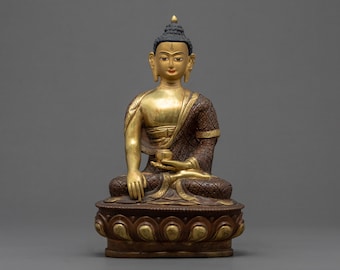 Mini statuetta di Buddha / Statuette di Buddha / Decorazioni per la casa / Decorazioni per la stanza della meditazione / Collezione di arte vintage fatta a mano / Antiquariato del Nepal / Buddismo Zen