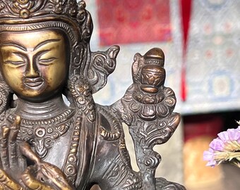 Maitreya Buddha Statue | Vintage Bodhisattva Spiritual Buddhist