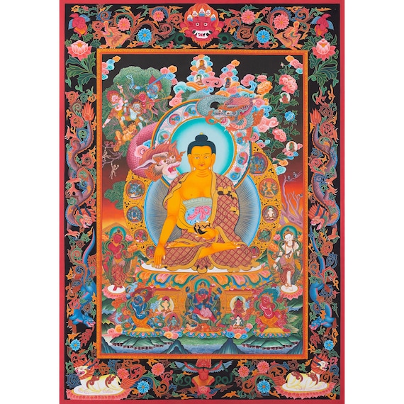 洒落てる仏陀　アバンギャルド作家のアート33x46x1.2cm 仏像】仏屋さかい 童仏 仏壇用御本尊「阿弥陀如来立像」浄土宗向け